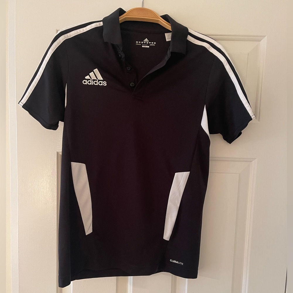 Adidas Black Climalite Polo Shirt